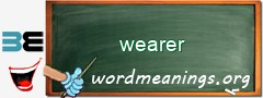 WordMeaning blackboard for wearer